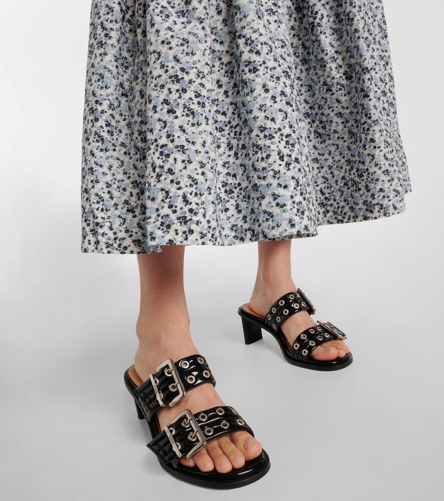 Ganni Quilted mules
