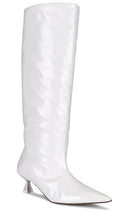 Ganni Soft Slouchy Boot in Ivory