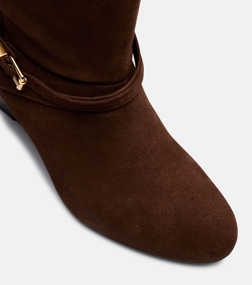 Ganni Wedge knee-high boots