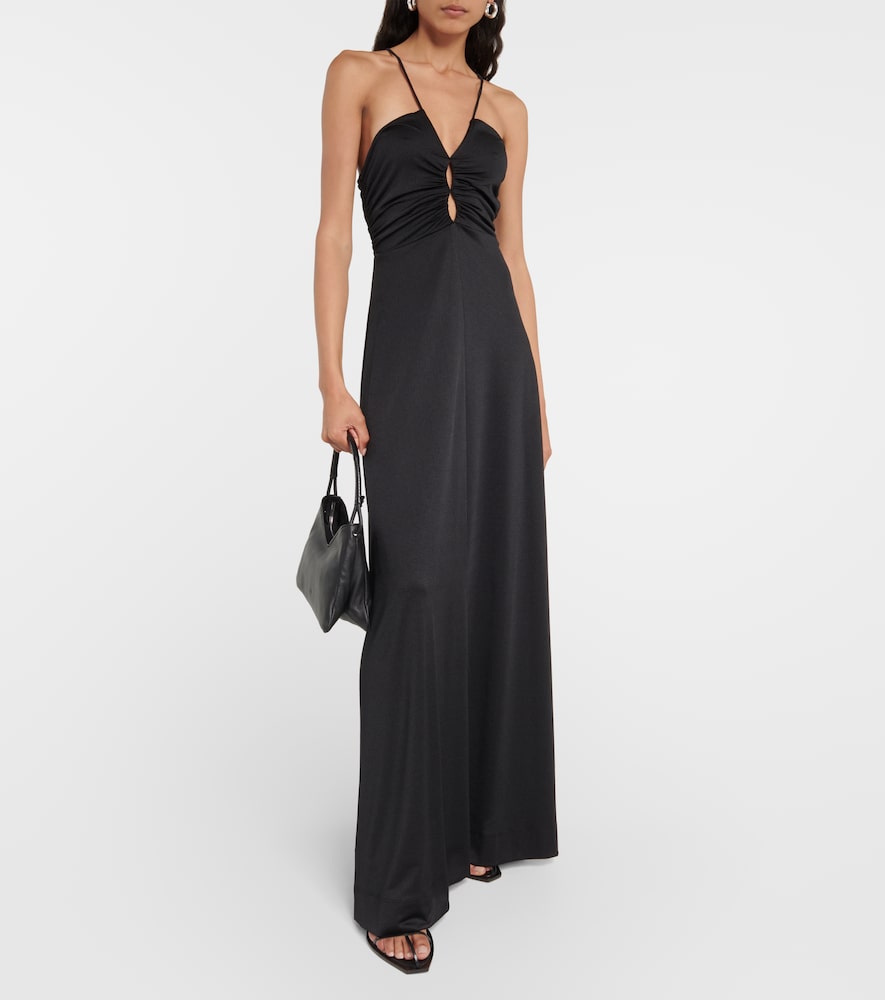 Ganni  jersey maxi dress