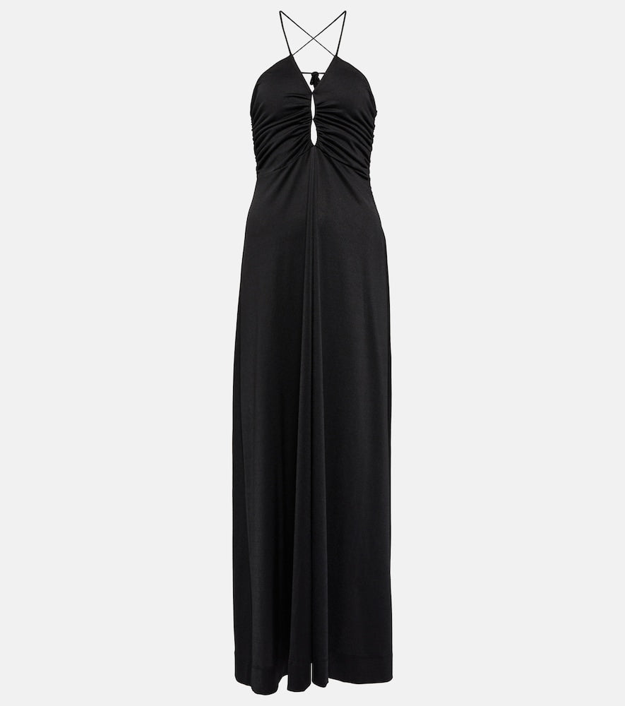 Ganni  jersey maxi dress. Ganni 针织长裙