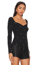 Generation Love Marlee Pearl Sweater in Black