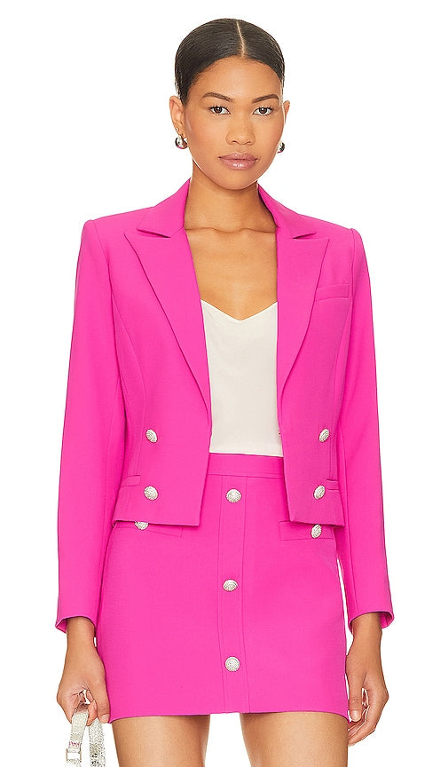 Generation Love Olivia Blazer in Fuschia - Blazer Olivia Generation Love en fuschia - Generation Love Olivia 紫红色西装外套 - Generation Love Olivia Blazer in Fuchsia - Generation Love 올리비아 블레이저의 Fuschia - Blazer Olivia Generation Love in fucsia