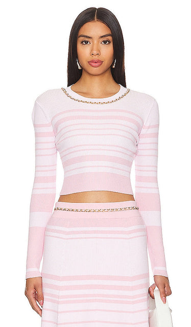 Generation Love Yesi Sweater in Rose - Pull Generation Love Yesi en rose - Generation Love Yesi 玫瑰色毛衣 - Generation Love Yesi Pullover in Rose - Generation Love Yesi 스웨터 - Maglione Generation Love Yesi in rosa