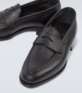 George Cleverley Bradley II leather penny loafers