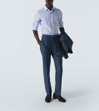 George Cleverley Cannes suede penny loafers