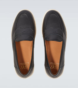 George Cleverley Joey II leather penny loafers