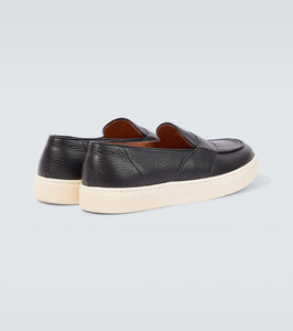 George Cleverley Joey II leather penny loafers