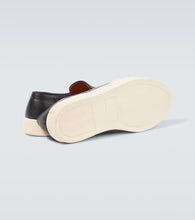 George Cleverley Joey II leather penny loafers