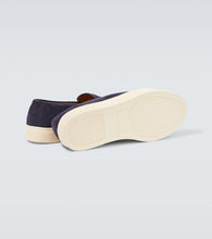 George Cleverley Joey II suede penny loafers