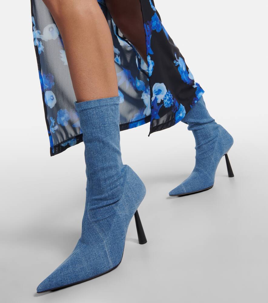 Gia Borghini Barthelise denim ankle boots