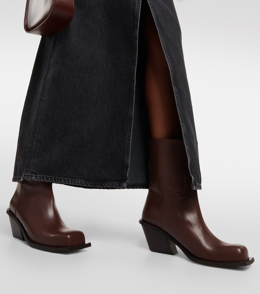 Gia Borghini Blondine leather ankle boots