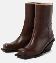 Gia Borghini Blondine leather ankle boots
