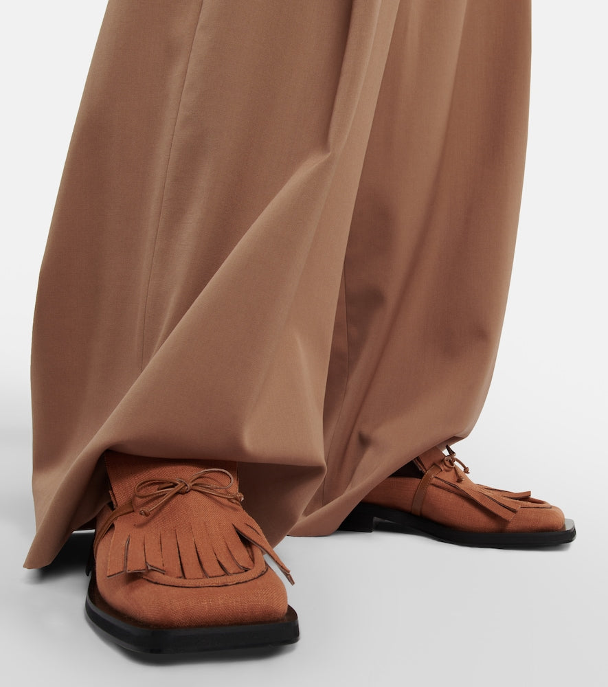 Gia Borghini GIA/RHW Rosie 40 linen slippers