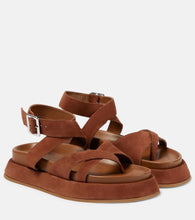 Gia Borghini GIA/RHW Rosie 41 suede platform sandals