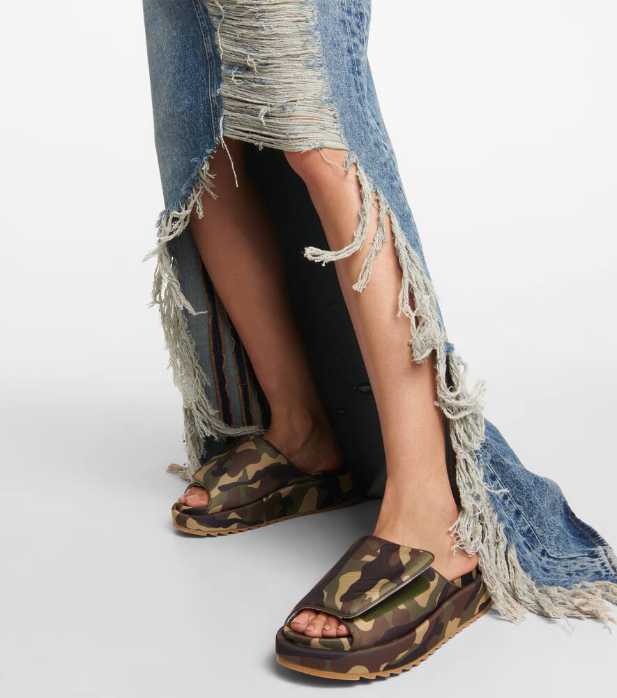 Gia Borghini Gia 1 Uni camouflage slides