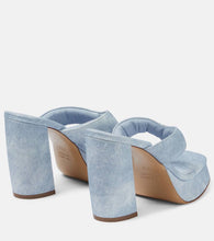 Gia Borghini Gia 17 Uni denim platform thong sandals