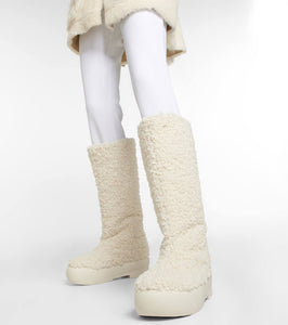 Gia Borghini Gia 22 teddy knee-high boots