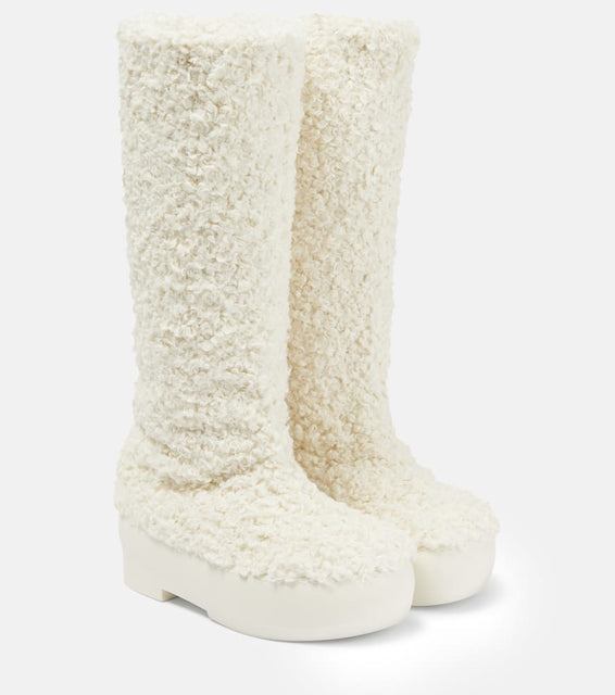 Gia Borghini Gia 22 teddy knee-high boots