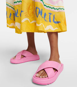 Gia Borghini Gia 25 padded leather slides