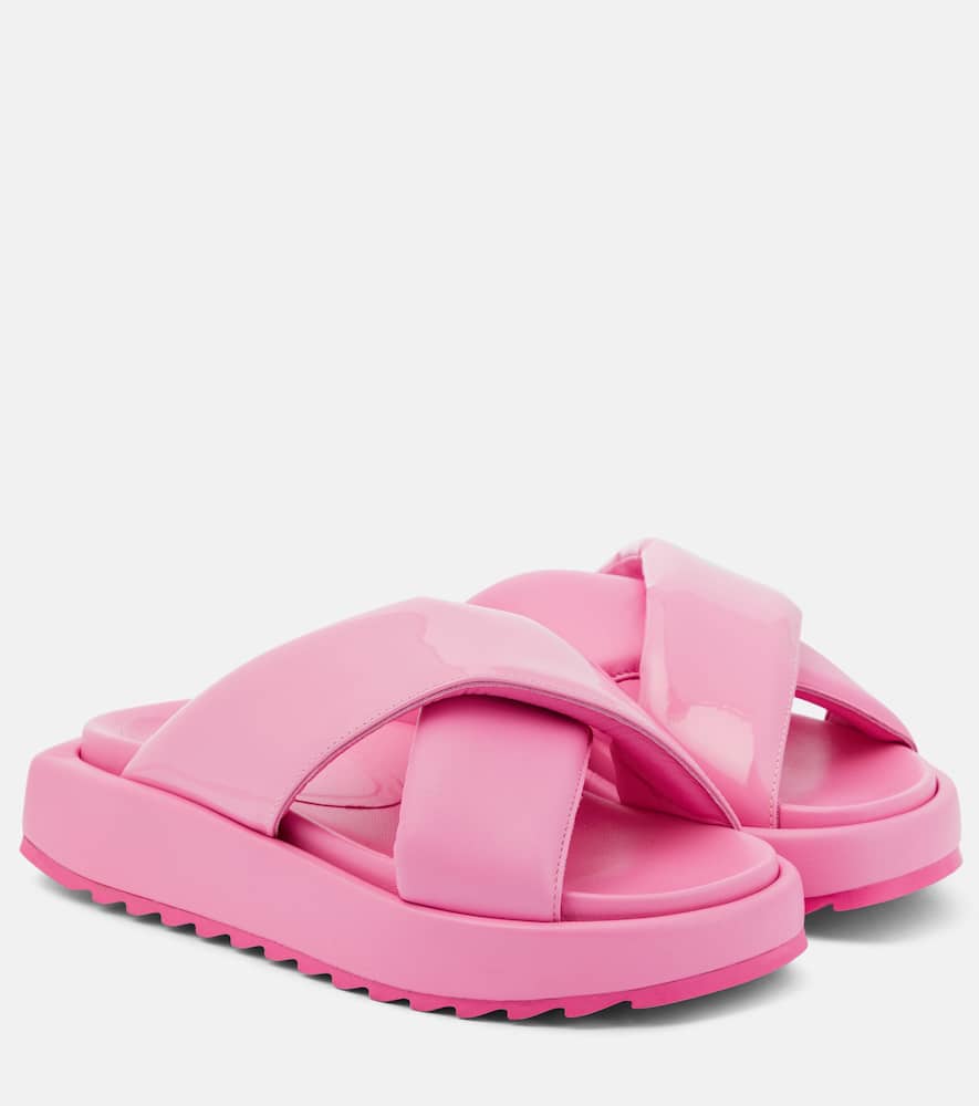 Gia Borghini Gia 25 padded leather slides