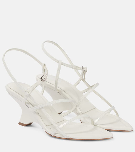 Gia Borghini Gia 26 leather wedges