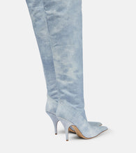 Gia Borghini Gia 33 denim over-the-knee boots