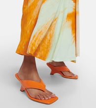 Gia Borghini Gia 6 leather thong sandals