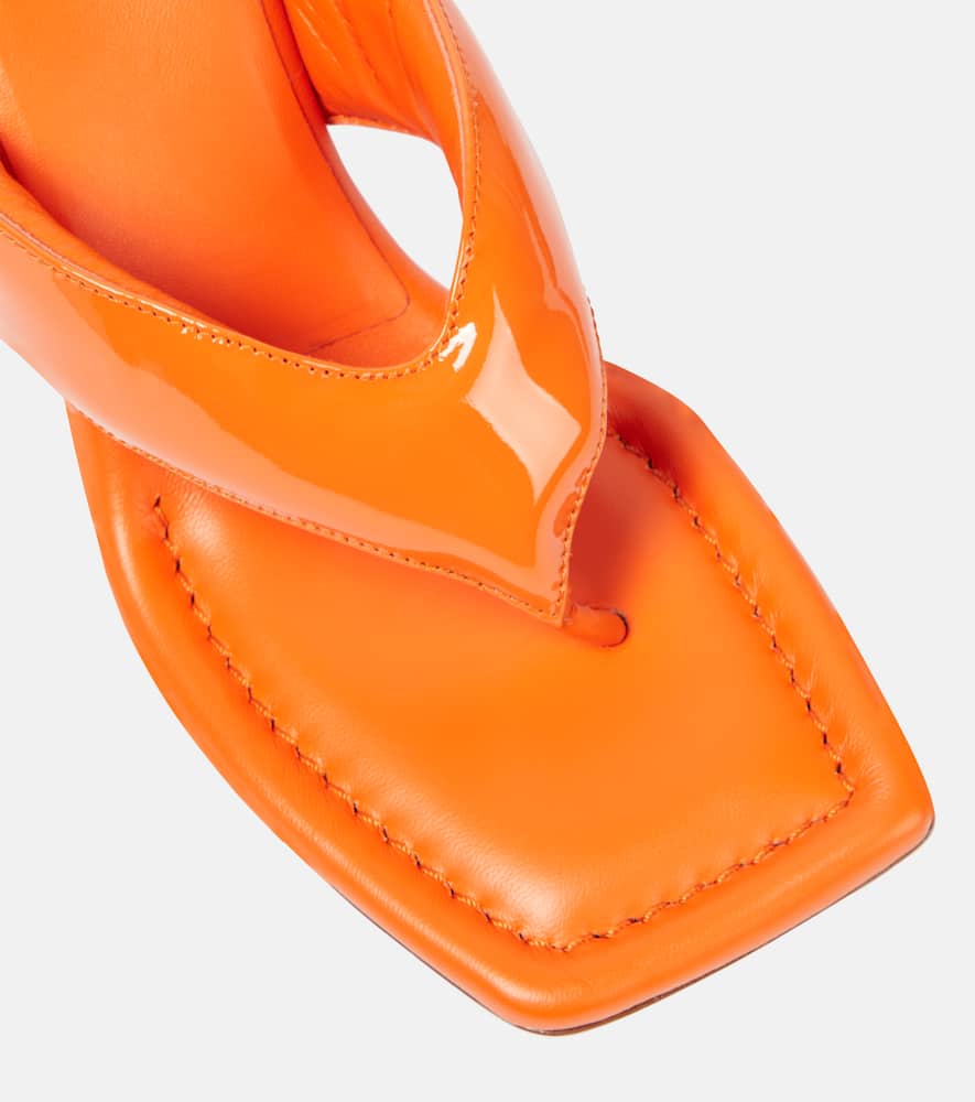 Gia Borghini Gia 6 leather thong sandals