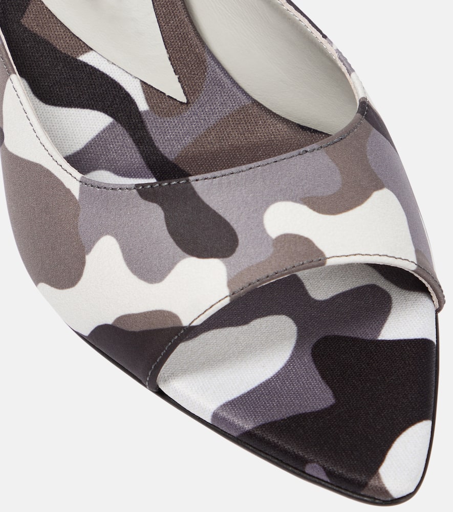 Gia Borghini Perni 04 Uni camouflage mules