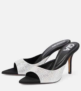 Gia Borghini Perni 04 Uni embellished leather mules