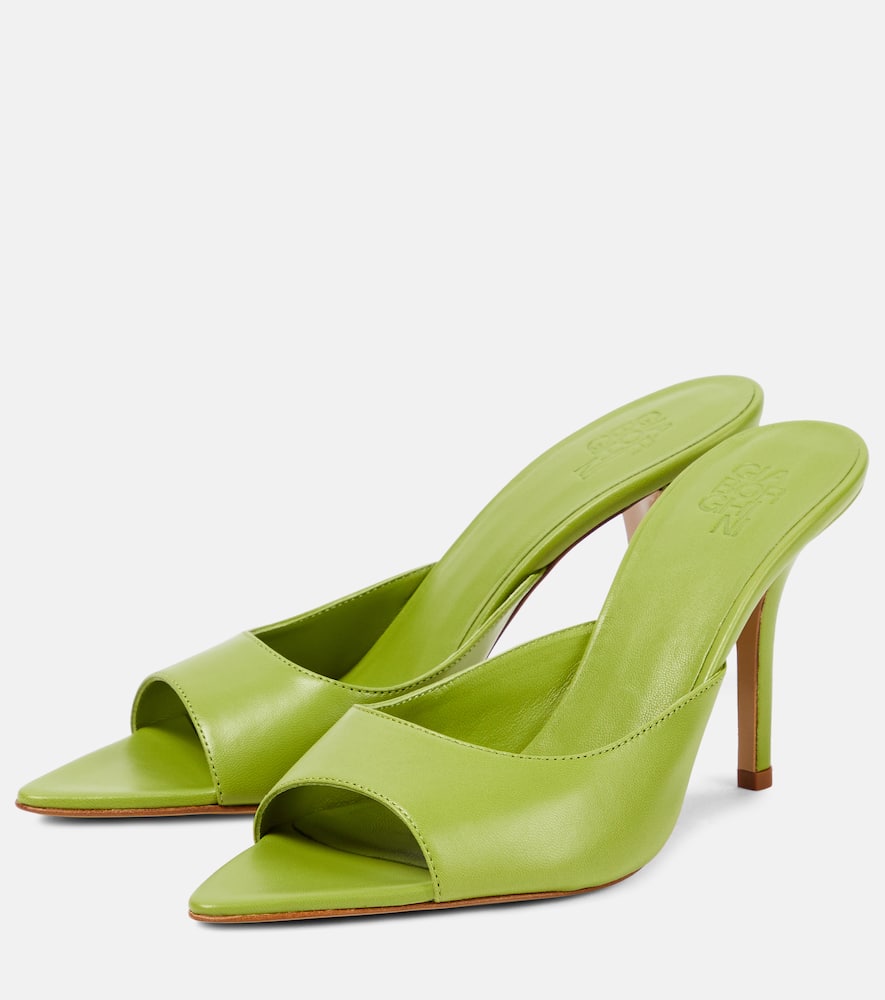 Gia Borghini Perni 04 Uni leather mules