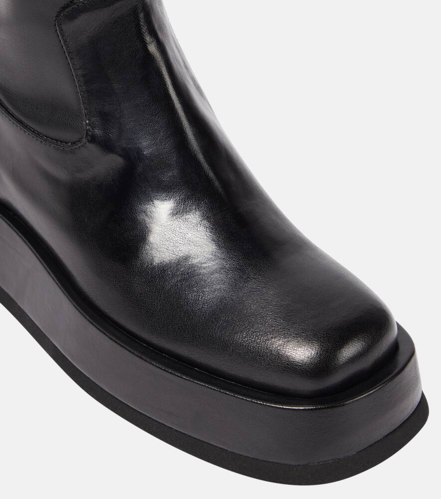 Gia Borghini Rosie faux leather platform ankle boots