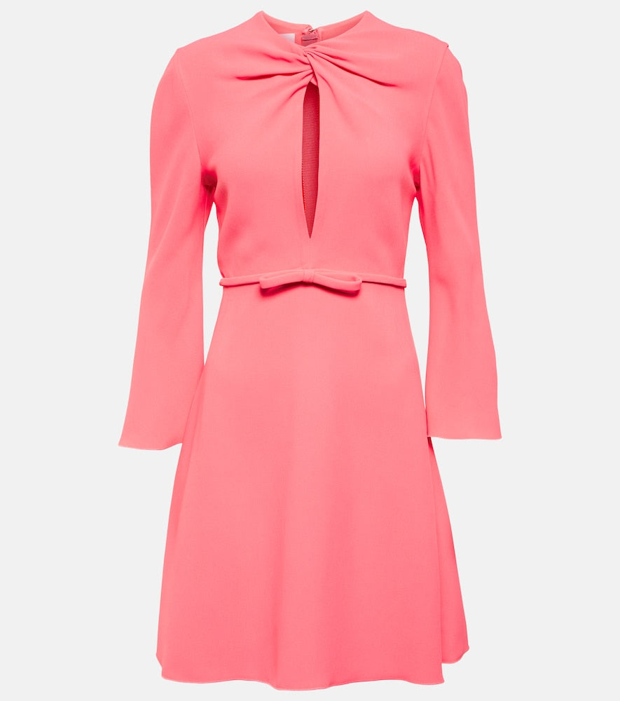 Giambattista Valli Bow-detail  minidress. Giambattista Valli 蝴蝶结细节迷你连衣裙