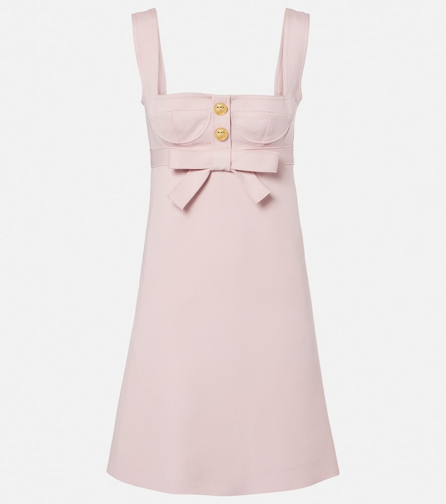 Giambattista Valli Bow-detail  minidress. Giambattista Valli 蝴蝶结细节迷你连衣裙