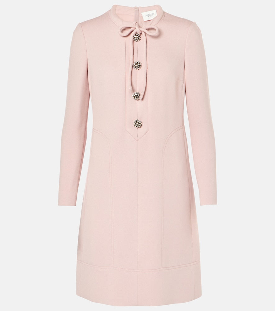 Giambattista Valli Bow-detail minidress. Giambattista Valli 蝴蝶结细节迷你连衣裙