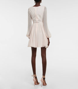 Giambattista Valli Bow-detail ruched minidress