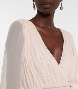 Giambattista Valli Bow-detail ruched minidress