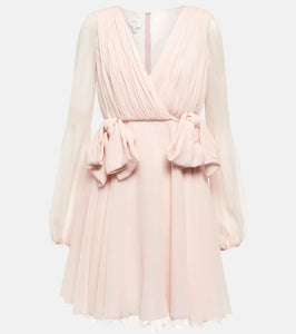 Giambattista Valli Bow-detail ruched minidress
