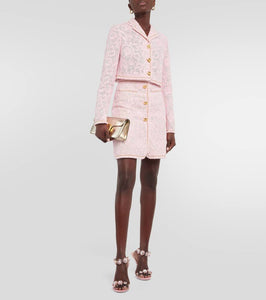 Giambattista Valli Cropped lace jacket