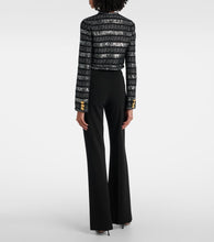 Giambattista Valli Cropped lam√É¬© jacket