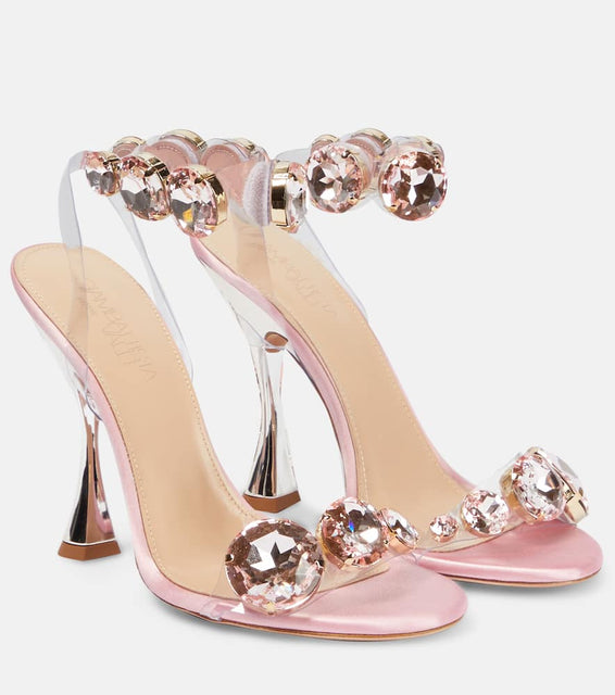 Giambattista Valli Diamond Clash embellished sandals