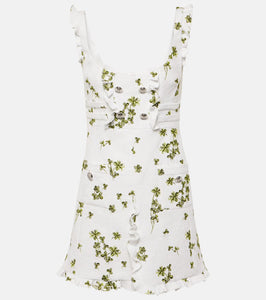 Giambattista Valli Embroidered boucl√É¬© minidress