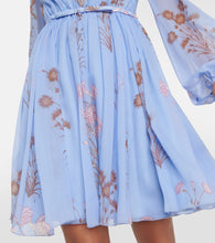 Giambattista Valli Floral silk gerogette minidress