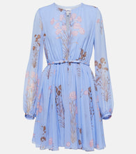 Giambattista Valli Floral silk gerogette minidress