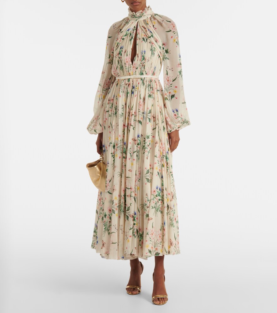 Giambattista Valli Floral silk midi dress