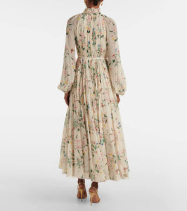 Giambattista Valli Floral silk midi dress