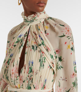 Giambattista Valli Floral silk midi dress