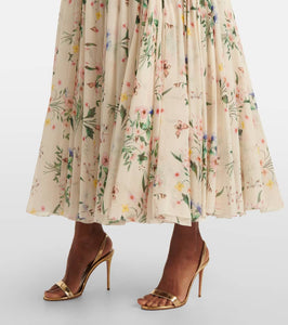 Giambattista Valli Floral silk midi dress