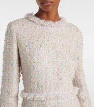 Giambattista Valli Fringed boucl√É¬© minidress